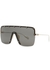 Gold and silver-tone D-frame sunglasses - Gucci