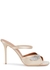 Fion 100 gold satin pumps - Malone Souliers