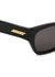 Black rectangle-frame sunglasses - Bottega Veneta