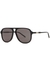 Black aviator-style sunglasses - Gucci