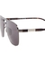 Gunmetal aviator-style sunglasses - Gucci