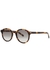 Tortoiseshell round-frame sunglasses - Saint Laurent