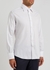 White stretch-cotton shirt - Forbes Tailoring