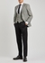 Monochrome houndstooth-checked wool suit - Forbes Tailoring