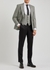 Monochrome houndstooth-checked wool suit - Forbes Tailoring