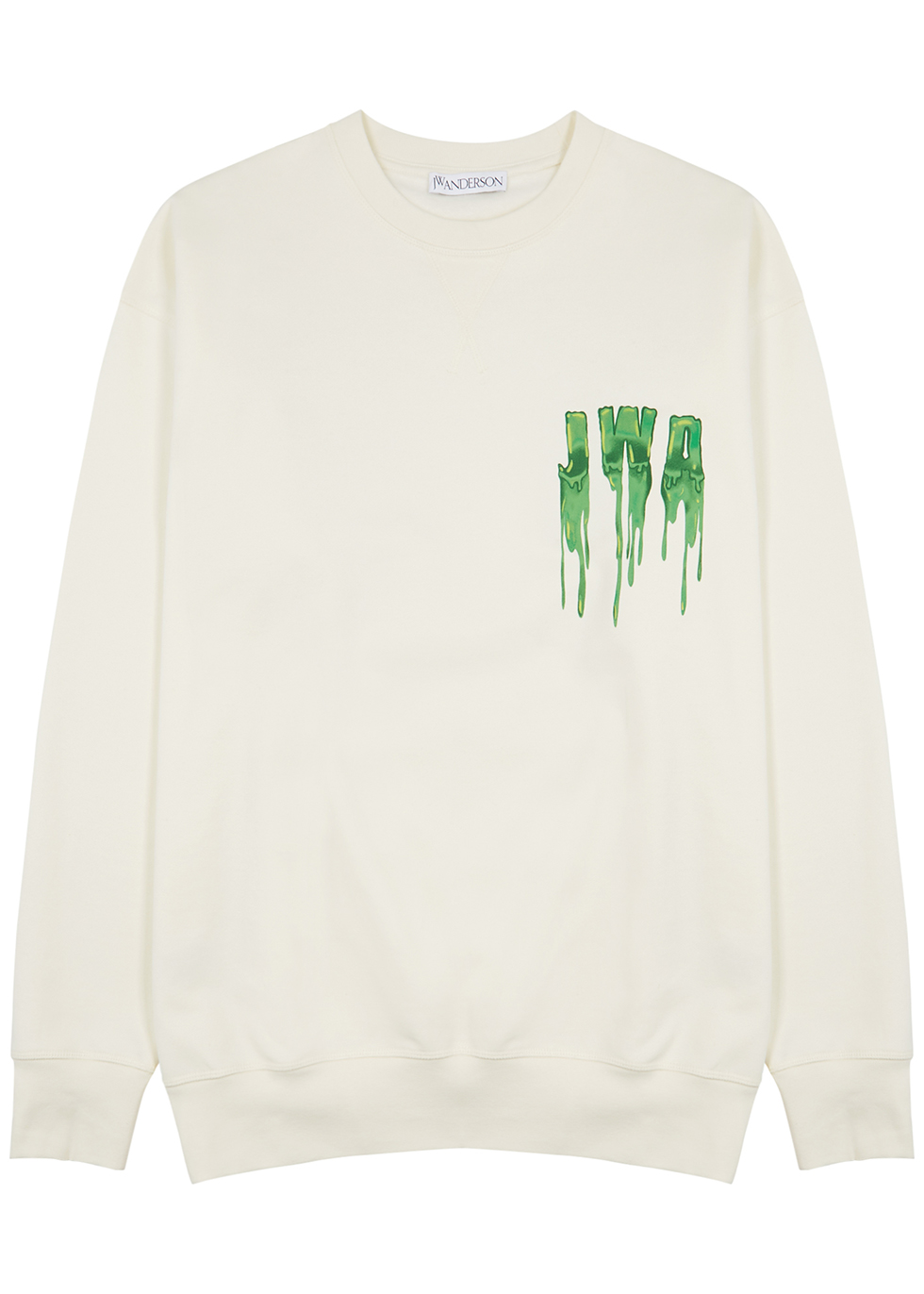 Slime printed cotton sweatshirt