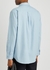 Swan blue embroidered cotton shirt - JW Anderson