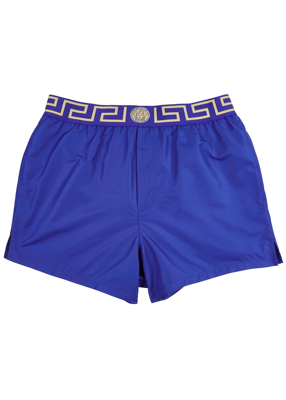 Blue shell swim shorts