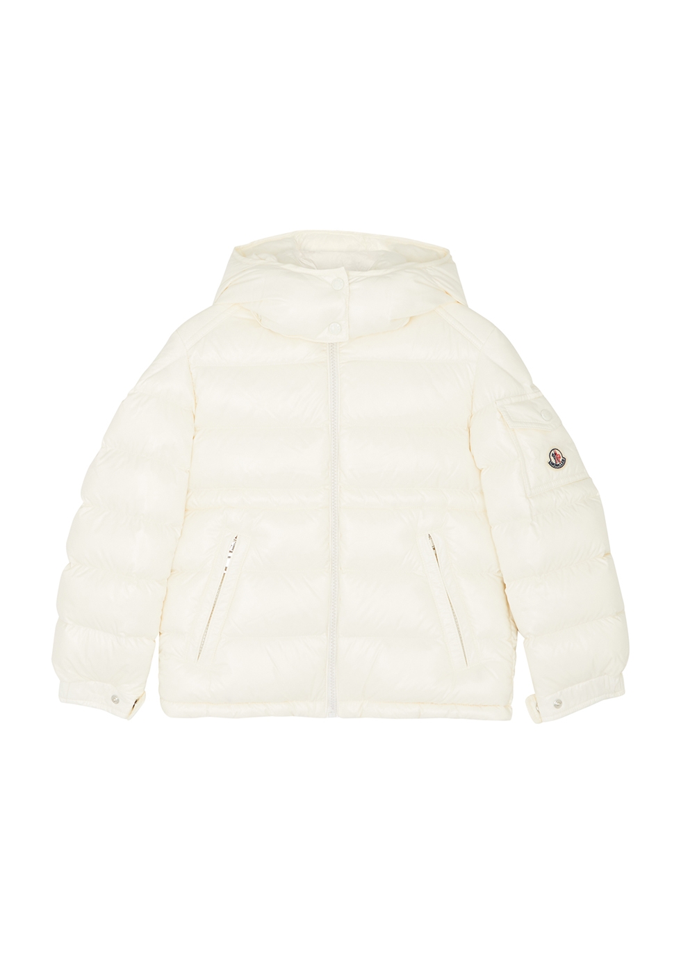 Moncler KIDS Maire cream quilted shell jacket (6 years) - Harvey Nichols