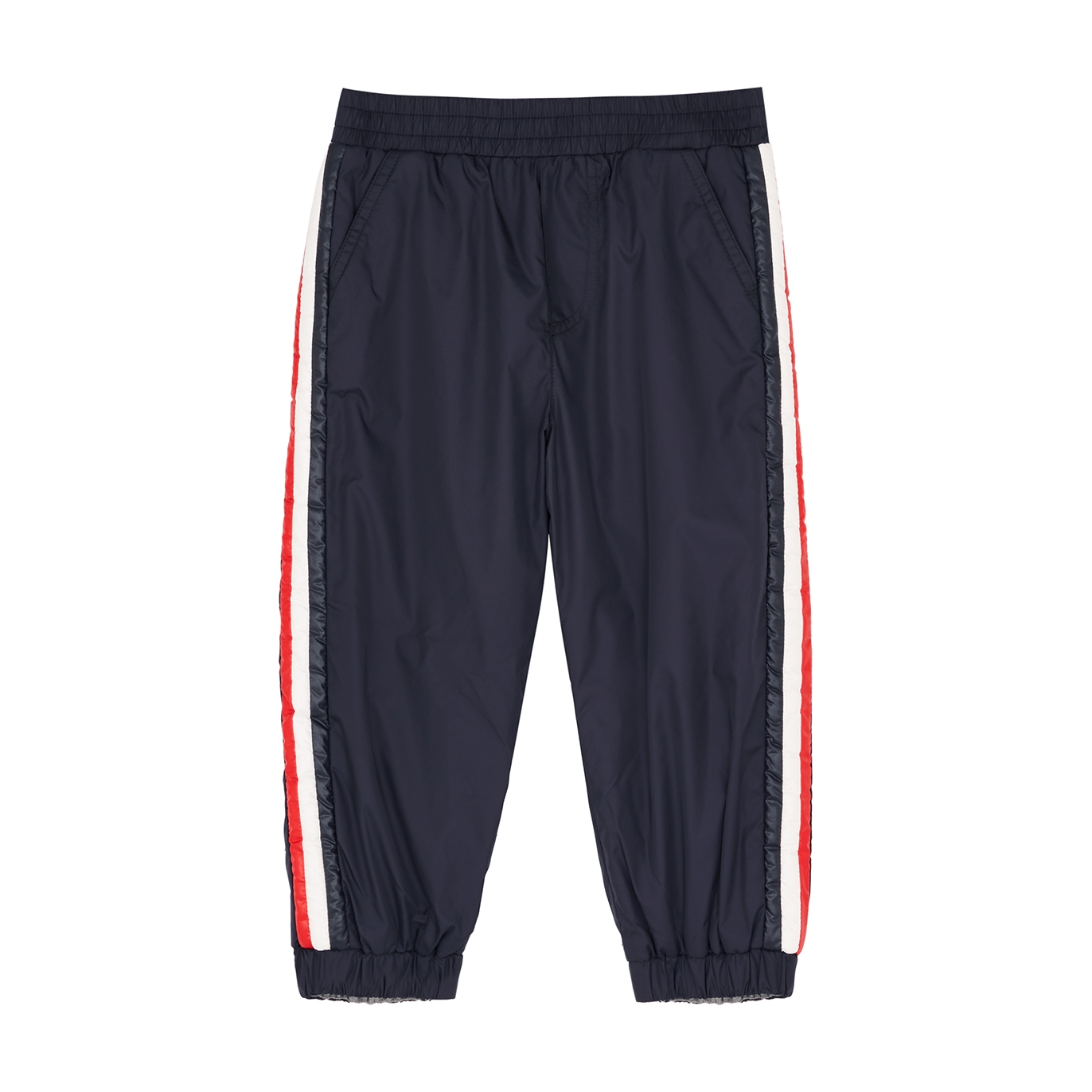 Moncler Kids Navy Striped Shell Sweatpants - 18 Months