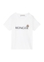 KIDS White logo stretch-cotton T-shirt - Moncler
