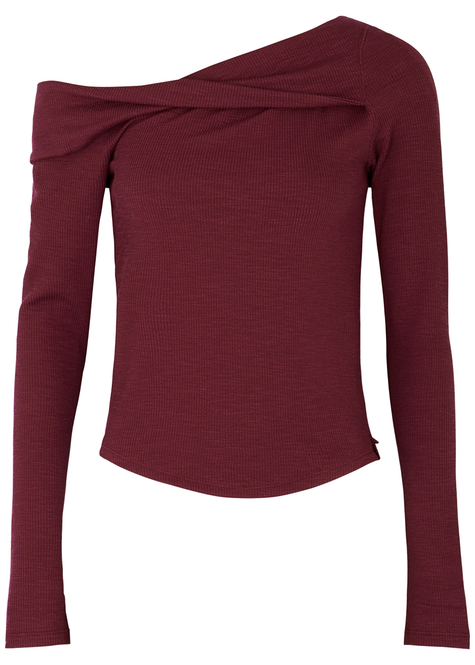 Free People Addie Layering red ribbed-knit top