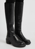 Black leather knee-high boots - Jil Sander