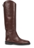 Brown leather knee-high boots - Jil Sander