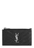 Black quilted leather card holder - Saint Laurent