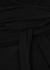 The Tied black stretch-knit wrap bodysuit - Wolford