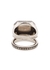 Silver-tone engraved ring - Alexander McQueen