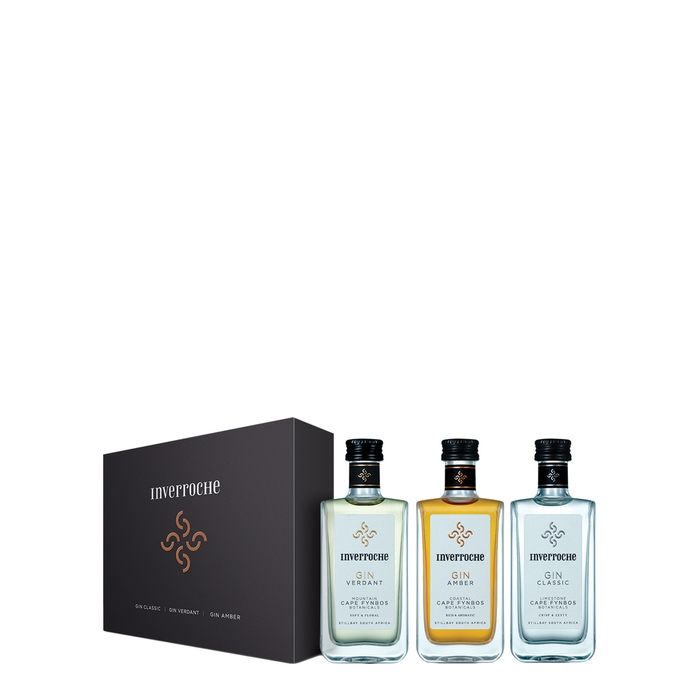 Inverroche South African Gin Miniatures Gift Box 3 X 50ml