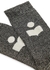 Slazia silver logo metallic-weave socks - Isabel Marant Étoile