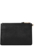Black logo leather pouch - MOSCHINO