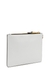 White logo leather pouch - MOSCHINO