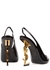 Opyum 110 black patent leather slingback pumps - Saint Laurent