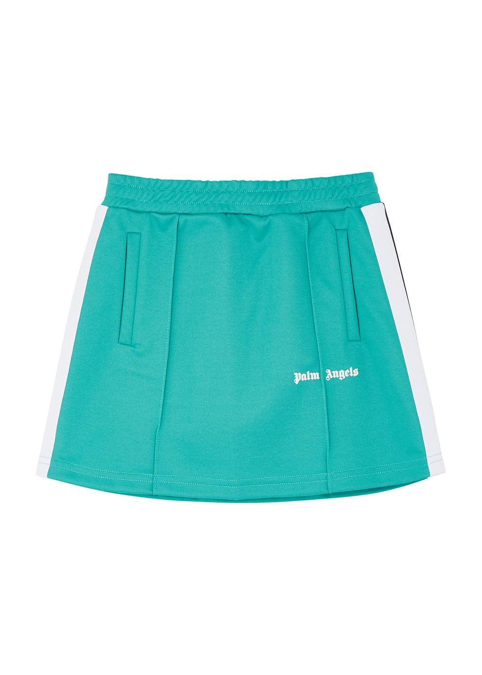 KIDS Turquoise striped jersey skirt (4-10 years)