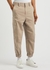 Cropped cotton-twill cargo trousers - AMI Paris