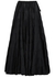 Ceres black cotton maxi skirt - MERLETTE