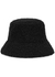 Teddy black faux shearling bucket hat - Lack of Color