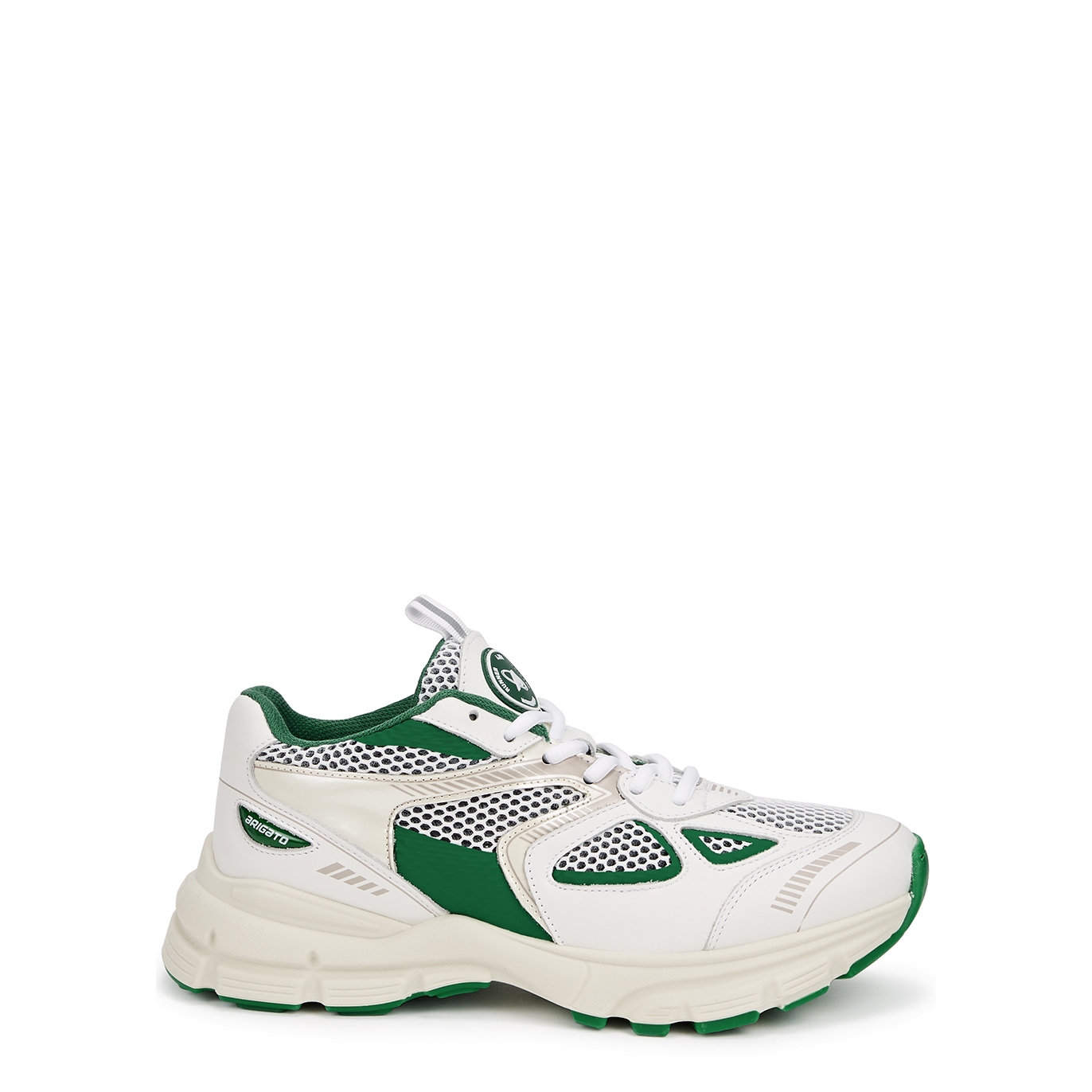 Axel Arigato Marathon Runner Panelled Mesh Sneakers - White And Green - 7
