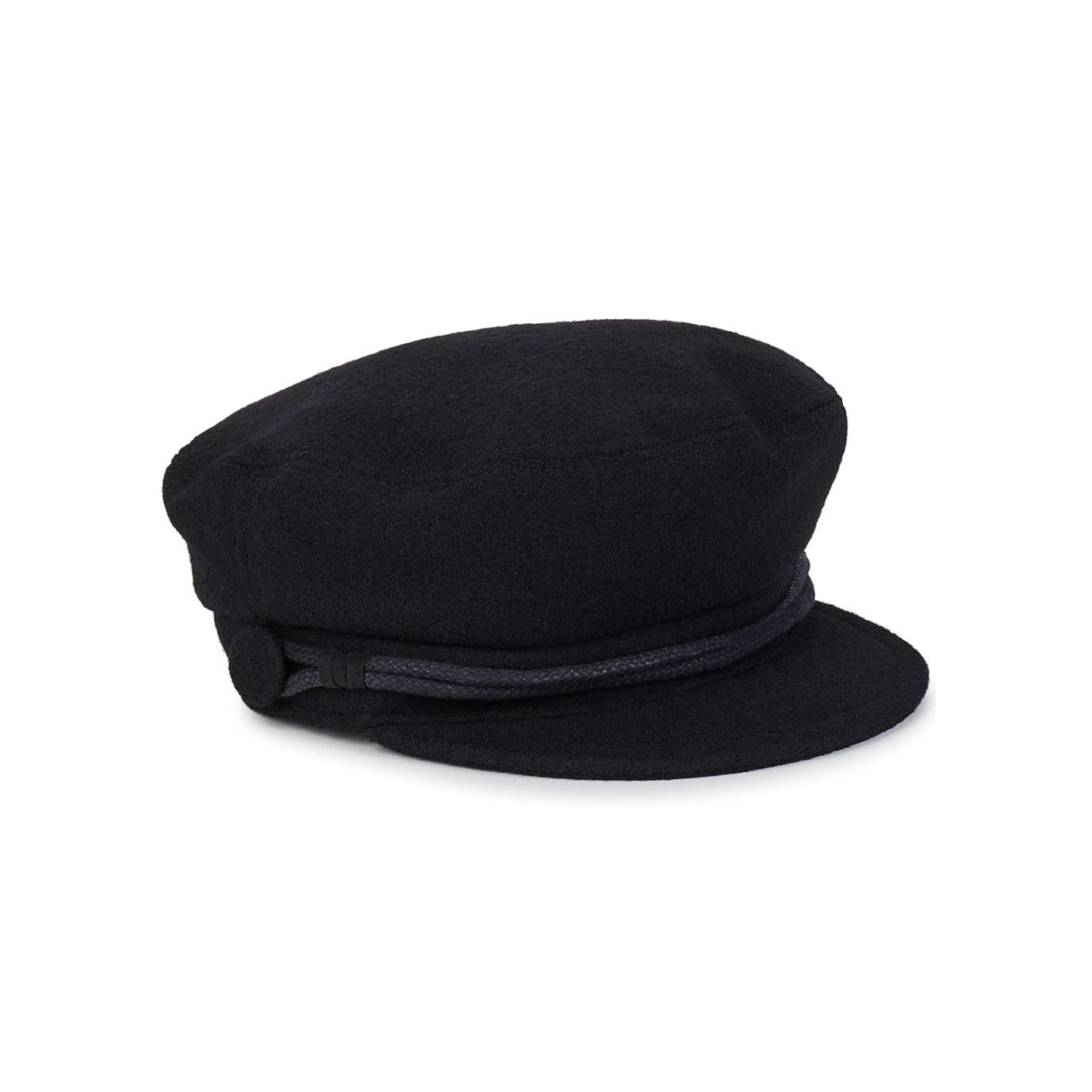 New Abby Black Wool cap