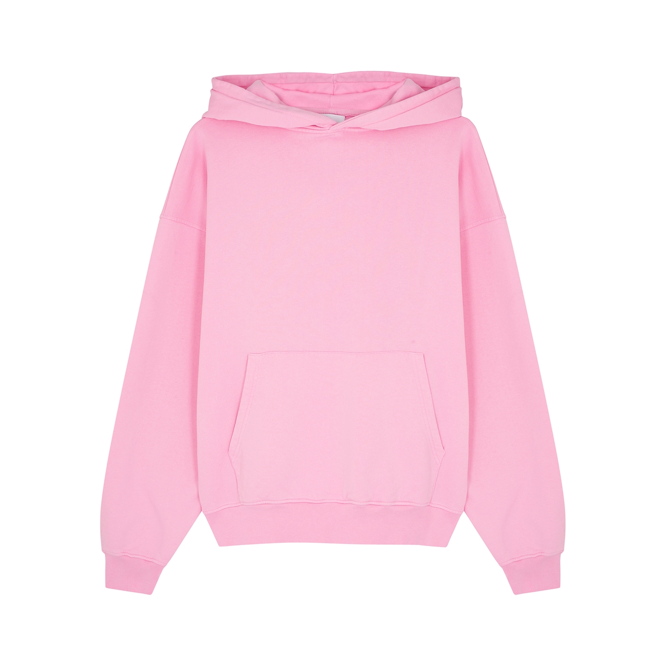 Colorful Standard Pink Hooded Cotton Sweatshirt