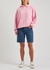 Pink hooded cotton sweatshirt - COLORFUL STANDARD