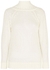 Flora white open-back cotton-blend jumper - Khaite