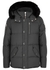 3Q navy fur-trimmed quilted twill jacket - Moose Knuckles