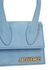 Le Chiquito blue suede top handle bag - Jacquemus