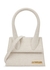 Le Chiquito Moyen stone linen-blend top handle bag - Jacquemus