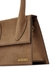 Le Grande Chiquito brown suede top handle bag - Jacquemus