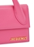 Le Chiquito Long pink leather top handle bag - Jacquemus