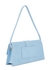 Le Bambino Long blue suede top handle bag - Jacquemus