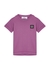 KIDS Purple logo cotton T-shirt (2-4 years) - Stone Island