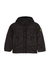 KIDS Black quilted shell coat (6-8 years) - Stone Island