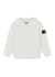 KIDS White hooded cotton sweatshirt (2-4 years) - Stone Island