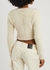 La Maille Neve Manches off-white brushed-knit top - Jacquemus