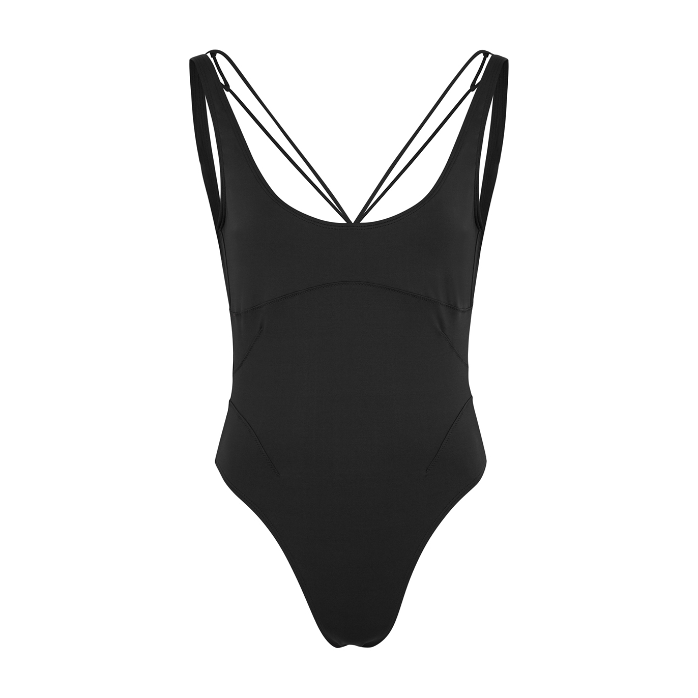 Jacquemus Le Maillot Signature Logo Swimsuit - Black - M