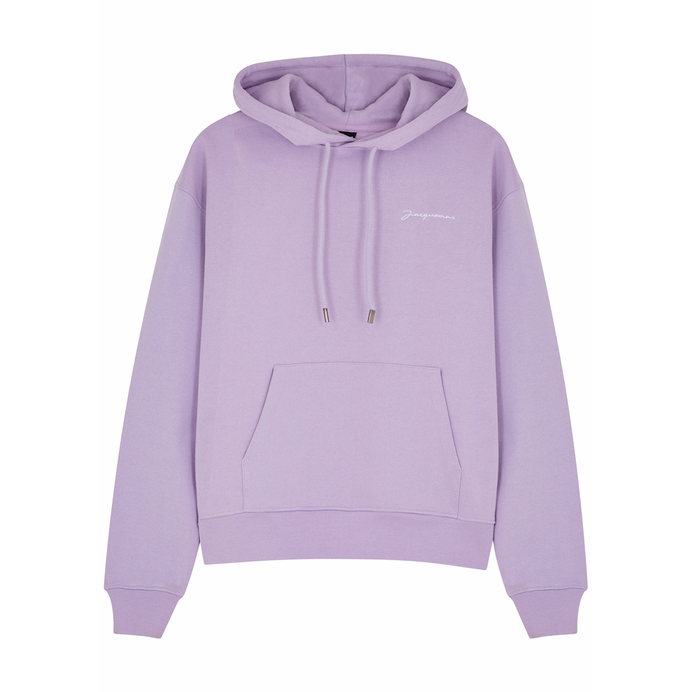 Jacquemus Le Sweatshirt Brode Lilac Hooded Cotton Sweatshirt - Purple - S