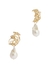 The Myth Maker's Myth pearl and 14kt gold vermeil earrings - Completedworks