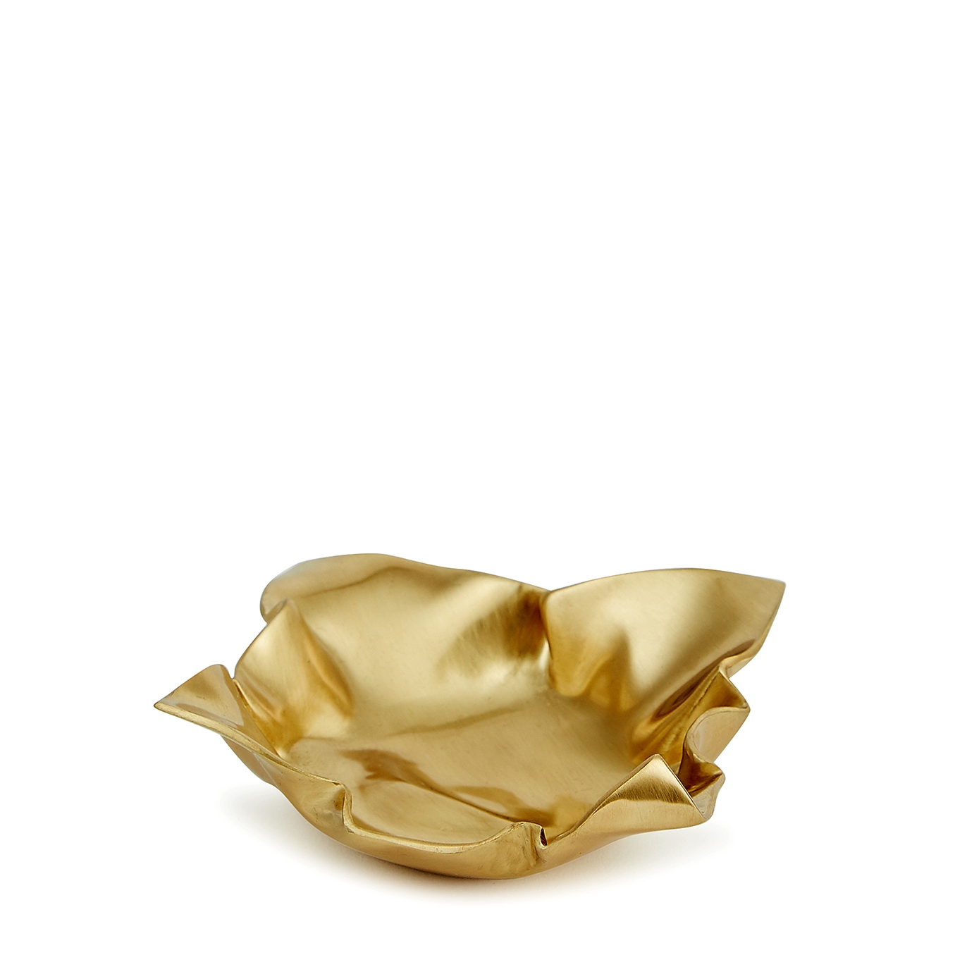 Completedworks Home Sculpted Brass Dish - Gold