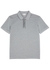 Grey logo piqué cotton polo shirt - Alexander McQueen